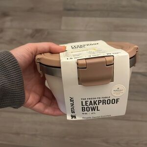 Hearth & Hand Magnolia Stanley 16oz Stainless Steel Leak Proof Bowl Best Beige